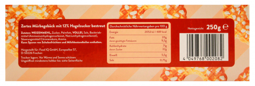 M' Cooky Kaffeekränze feines Gebäck, 20 x 250g Packungen