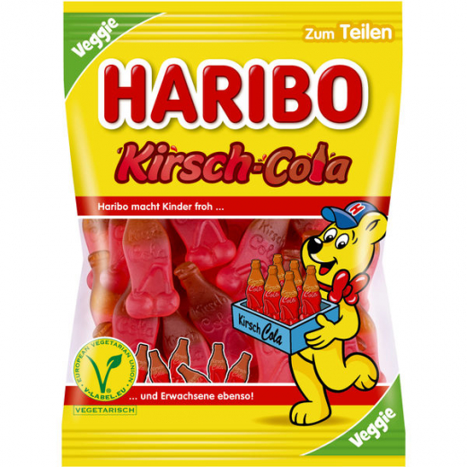 Haribo Kirsch-Cola, vegetarisch 17 x 175g Tüten