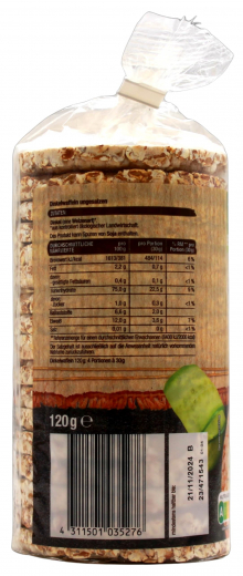 Edeka Bio Dinkel-Waffeln Natur, 6 x 120g Packungen