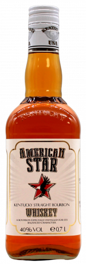 American Star Crafted Blended Whiskey 40% vol., 6 x 700ml Flaschen