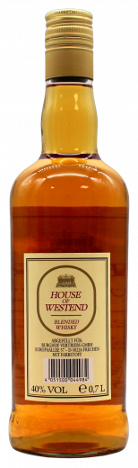 House of Westend Blended Whisky 40% vol., 6 x 700ml Flaschen