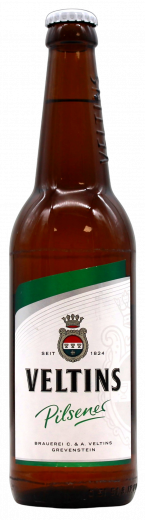 VELTINS Pilsener 4.8% vol., 20 x 500ml Flaschen MEHRWEG
