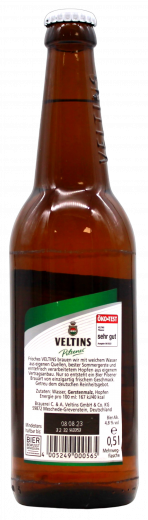 VELTINS Pilsener 4.8% vol., 20 x 500ml Flaschen MEHRWEG
