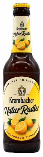 Krombacher Natur Radler 2% vol., 24 x 330ml Flaschen MEHRWEG