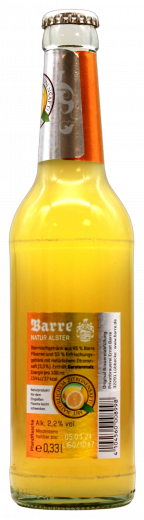 Barre Natur-Alster 2.2% vol., 24 x 330ml Flaschen MEHRWEG