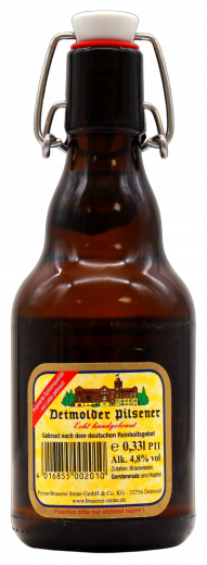 Detmolder Pilsener 4.8% vol., 20 x 330ml Flaschen MEHRWEG
