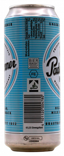 Paderborner Hell 5.1% vol., 24 x 500ml Dosen EINWEG
