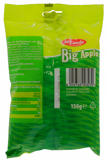 M'Candy Big Apple, 20 x 150g Tüten