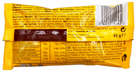 M&M's Peanut, 24 x 45g Packungen