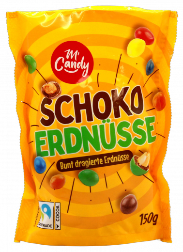 MCandy Schokoerdnüsse, 15 x 150g Packungen