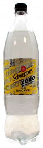 Schweppes Tonic Water Zero, 6 x 1250ml Flaschen EINWEG
