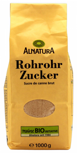 Alnatura Bio Rohrohrzucker, 5 x 1000g Packungen