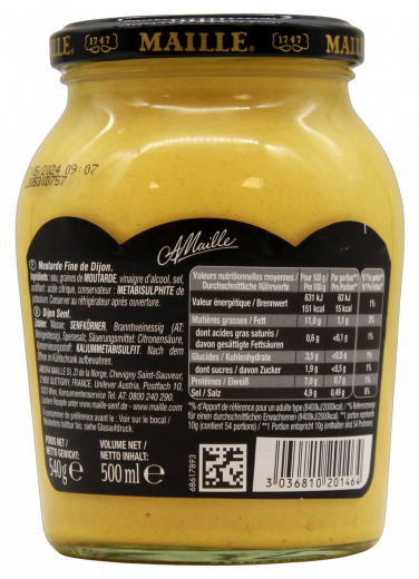 Maille Dijon Senf Original, 3 x 500ml Gläser