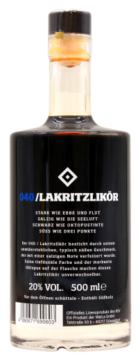 040/Lakritzlikör 20% vol., 500ml Flasche