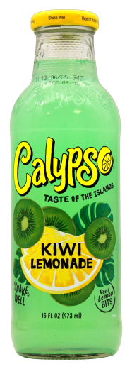 Calypso Kiwi Lemonade, 12 x 473ml Flasche EINWEG