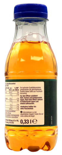 Edeka Herzstücke milder Apfelsaft, 24 x 330ml Flasche EINWEG