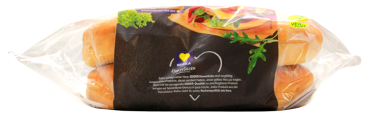 Edeka Herzstücke Burger Buns mit Sauerteig mild & aromatisch, 7 x 360g Packung