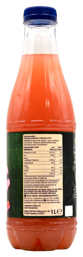 Edeka Herzstücke Rhabarber Saft, 6 x 1 l Flasche EINWEG