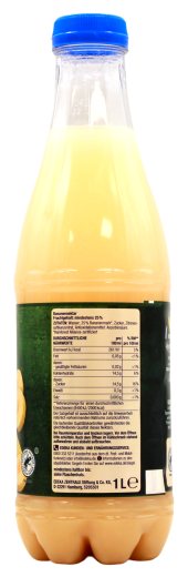 Edeka Herzstücke Banane Saft, 6 x 1 l Flasche EINWEG