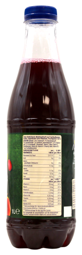 Edeka Herzstücke Roter Multi Saft, 6 x 1 l Flasche EINWEG