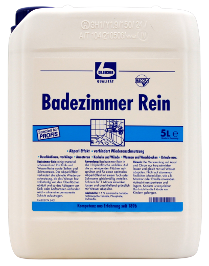 Dr. Becher Badezimmer Rein, 1 x 5 l Kanister