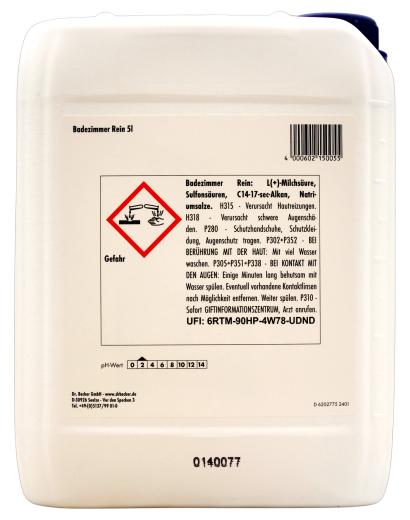 Dr. Becher Badezimmer Rein, 1 x 5 l Kanister