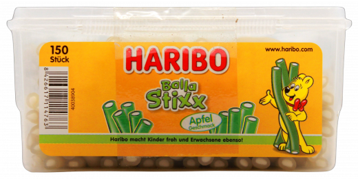 Haribo Balla Stixx Saurer Apfel 1125g Box