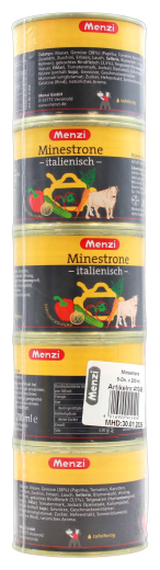 Menzi italienische Minestrone, 4 x 5 x 200ml Dose