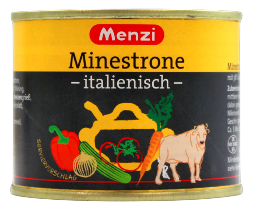 Menzi italienische Minestrone, 4 x 5 x 200ml Dose