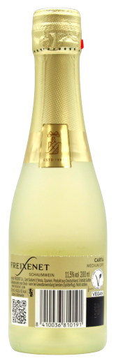 Freixenet Carta Premium sparklig Wine Medium Dry 11.5% vol., 24 x 0.2 l Flasche