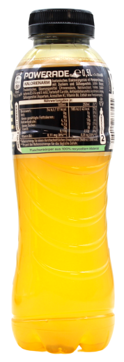 Powerade Isotonisches Elektrolytgetränk Golden Mango, 12 x 0.5 l Flasche EINWEG