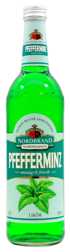 Nordbrand Nordhausen Pfefferminz Likör 18% vol., 6 x 0.7 l Flasche