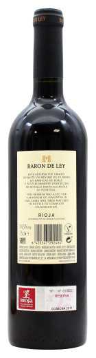 Baron De Ley Reserva Rioja Rotwein trocken 14.4% vol., 6 x 0.75 l Flasche