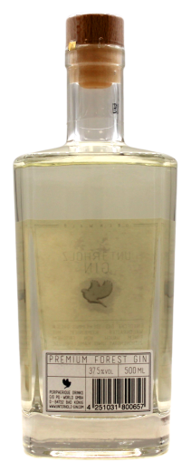 Unterholz Gin 37.5% vol., 1 x 500ml Flasche