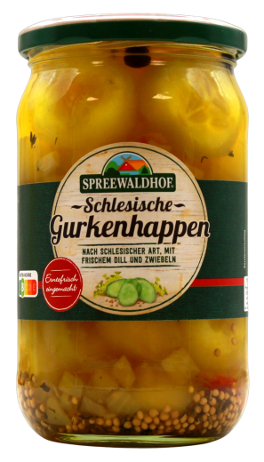 Spreewaldhof Schlesische Gurkenhappen, 6 x 290g Glas