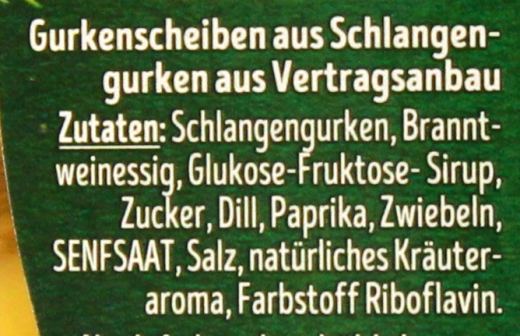 Kühne Schlesische Gurkenhappen, 6 x 360g Glas