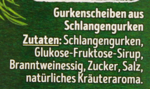 Kühne Dänischer Gurkensalat, 6 x 360g Glas