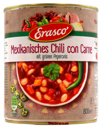 Erasco Mexikanisches Chili con Carne, 6 x 800g Dose