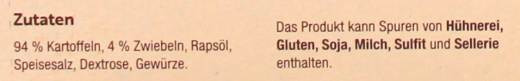 Echt vom Feld Brat-Kartoffeln mit Zwiebeln, 5 x 400g Packung