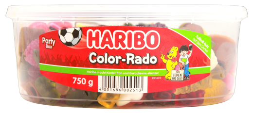 Haribo Color-Rado Party Box, 3 x 750g Dose