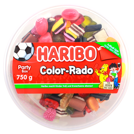Haribo Color-Rado Party Box, 3 x 750g Dose