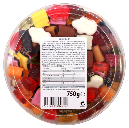 Haribo Color-Rado Party Box, 3 x 750g Dose