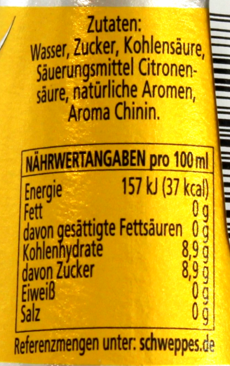 Schweppes Indian Tonic Water, 24 x 200ml Glasflasche