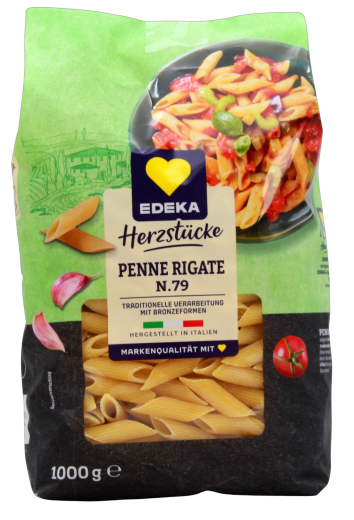 Edeka Herzstücke Penne Rigatte N.79, 4 x 1kg Beutel