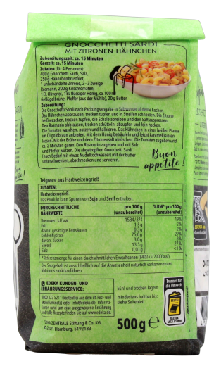 Edeka Originale Gnocchetti Sardi N. 83, 6 x 500g Beutel