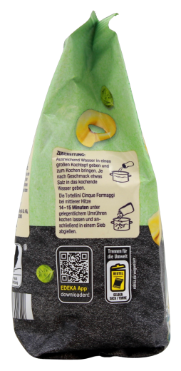 Edeka Herzstücke Tortellini Cinque Formaggi, 12 x 250g Beutel