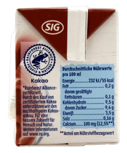 Milram Moin Kakao, 20 x 200ml Trinkpäckchen