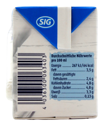 Milram Haltbare Vollmilch 3.5% Fett, 20 x 200ml Trinkpäckchen