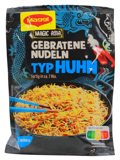 Maggi Magic Asia Gebratenenudeln Typ Huhn, 12 x 121g Beutel
