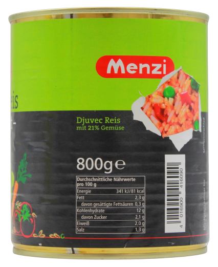 Menzi Djuvec Reis Balkan Art, 3 x 800g Dose